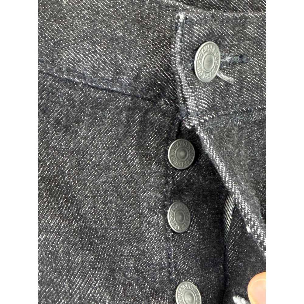 Levi Strauss 501 Jeans‎ Dark Wash Button Fly Straight Leg Men W40 L34 - Picture 3 of 11